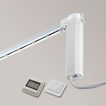Autoglide 5100 T - Electric curtain track system with a wireless wall switch and timer