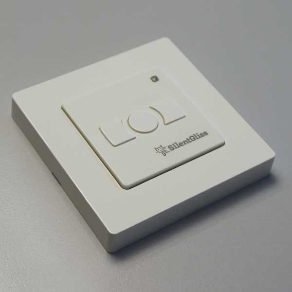 Silent Gliss 11480 single channel wireless wall switch